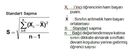 Standart Sapma Formülü Standart Sapma Formülü